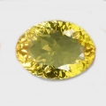 Bild 1 von 15.45 ct. Augenreiner ovaler 19.4 x 14.6 mm Brasilien Citrin