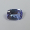 0.81 ct. VS! Toller natürlicher Blau Violetter 7 x 5 mm Cushion Tansanit