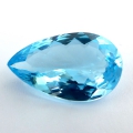 12.51 ct. Sehr schöner 21 x 13 mm Brasilien Sky Blue Topas Tropfen