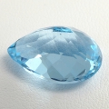 Bild 2 von 13.75 ct. Schöner großer 17.7 x 11.7 mm Brasilien Sky Blue Topas Tropfen