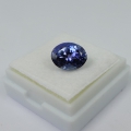 Bild 2 von 3.07 ct. VVS ! Edler Blau-Violetter 10 x 7.8 mm Tansanit / Tanzanite