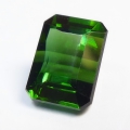 Bild 1 von 1.53 ct Augenreiner bläulich Grüner 7.1 x 5.3 mm Mosambik Turmalin