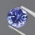 0.51 ct. Bezaubernder runder 4.8 mm Tansanit Edelstein