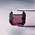 1.50 ct. Unbeh. roter 6.6 x 6 mm Tansania Zirkon