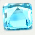 Bild 2 von 5.27ct.  VS!  Sky Blue 9.6 x 9.6 mm Brasilien OktagonTopas