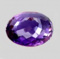 Bild 2 von 25.55 ct.VVS! Natürlicher ovaler 20.4 x 16 mm Brasiien  Amethyst