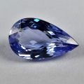 Bild 1 von 1.24 ct. IF! Lupenreiner Blau Violetter 9.5 x 5.6 mm Tansanit Tropfen