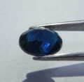 Bild 2 von 1.00 ct. Ovaler blauer 6.9 x 5.7 mm Indigolith Turmalin