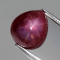 9.11ct Dunkelroter 13 x 10.7 mm Afrika Red- Star Sternrubin Tropfen