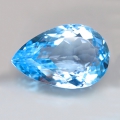 11.80 ct. Lupenreiner 18.2 x 12 mm Brasilien Sky Blue Topas Tropfen