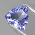 0.69 ct. Feiner Blau- Violetter 5.8 x 5.7 mm Trilliant Tansanit Edelstein