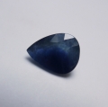 1.83 ct.  Dunkel blauer 9 x 7 mm Afrika Saphir Tropfen