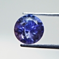 1.11 ct.Schöner runder 6.4 mm Tansanit Edelstein. 