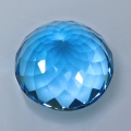 Bild 2 von 25.11 ct. Augenreiner runder 16.5 mm Brasilien Swiss Blue Topas