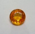 Bild 1 von 2.02 ct. Natürlich oranger runder 7.3 mm Spessartin Granat