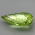 Bild 2 von 1.26 ct.  Gelblich Grüner 10.3 x 6.5 mm Madagaskar Titanit Sphen Tropfen