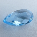 Bild 2 von 10.93 ct. VS ! Bezaubernder 19 x 10.7 mm Brasilien Sky Blue Topas Tropfen