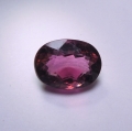 1.57 ct. Feiner ovaler 8.3 x 6 mm Rubellit Turmalin