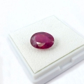 Bild 2 von 7.74 ct. Großer Pink Roter ovaler 13.5 x 10.2 mm Mosambik Rubin