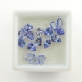 Sonderpreis! 4.04 ct  23 Stück feine natürliche Blau Violette Tansanit Tropfen