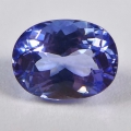 1.15 ct. IF ! Lupenreiner Blau Violetter ovaler 7.3 x 5.5 mm Tansanit