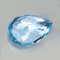 Bild 2 von 11.80 ct. Lupenreiner 18.2 x 12 mm Brasilien Sky Blue Topas Tropfen