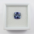 Bild 2 von 1.64 ct  VVS! Feiner natürlicher 6.9 x 6.9 mm Cushion Tansanit