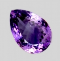 23.43 ct.  Schöner violetter 21.7 x 15.3 mm Amethyst Tropfen