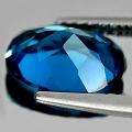 Bild 2 von 2.26 ct. VVS! Ovaler 9.2 x 7.2 mm Brasilien London Blue Topas