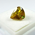 Bild 2 von 3.01 ct. Toller Goldgelber 9.7 x 8.1 mm Madagaskar Titanit Sphene Tropfen