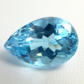 Bild 1 von 13.75 ct. Schöner großer 17.7 x 11.7 mm Brasilien Sky Blue Topas Tropfen