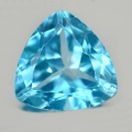 3.04 ct.  VS!  9.1 x 9 mm Brasilien Swiss Blue Topas