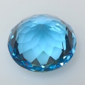 Bild 2 von 19.55 ct. Augenreiner runder 16.3 mm Brasilien Swiss Blue Topas