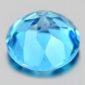 Bild 2 von 3.58 ct. Bezaubernder runder 9.0 mm Brasilien Swiss Blue Topas