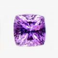 Bild 1 von 28.33 ct. VVS!  Violetter  17.3 x 17.3 mm Uruquay Cushion Amethyst im Fantasie Schliff