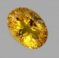 19.51 ct. VVS ! Goldgelber ovaler 19.7 x  14.8 mm Citrin