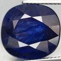 15.53 ct Riesiger echter ovaler Dunkelblauer13.5 x 12.5 mm Afrika Saphir