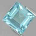 Bild 1 von 4.42 ct. Augenreiner 9 x 9 mm Brasilien Sky Blue KarreeTopas